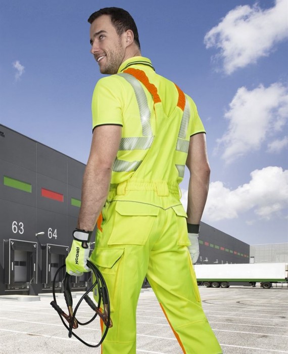 Spodnie ogrodniczki SIGNAL - żółty - 44 - 176-182cm